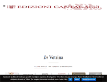 Tablet Screenshot of edizionicantagalli.com